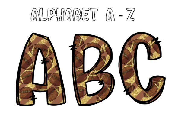 American Football Alphabet & Letters4: Your Toolkit for Bold, Thematic Design