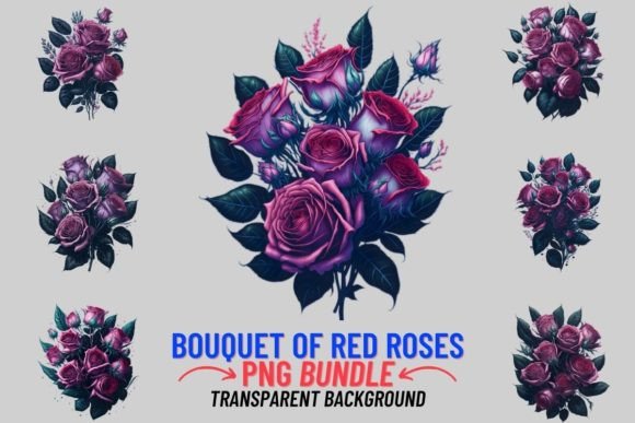 Elevate Your Projects with Red Rose PNG Clipart
