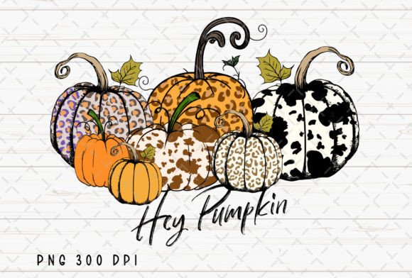 Embrace Autumn with Hey Pumpkin Season Leopard Fall PNG