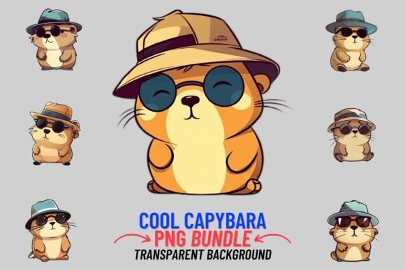 Inject Whimsy into Projects with Capybara PNGs